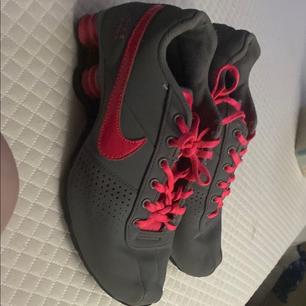 Nike Gray and Pink Athletic Shoes